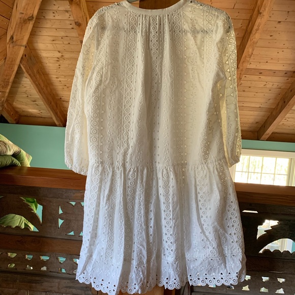 White Eyelet Dress - Picture 5 of 6